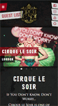 Mobile Screenshot of cirquelesoir.com